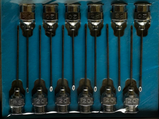 AIGUILLES EN ACIER INOXYDABLE POUR ANIMAUX 12 UNITE