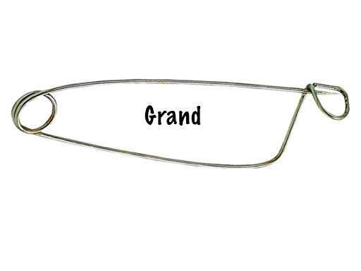 ÉPINGLÉ BOUCLE OVNI GRAND