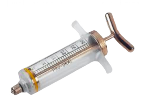 SERINGUE ACRYLIQUE AVEC ACIER INOXYDABLE 30ML