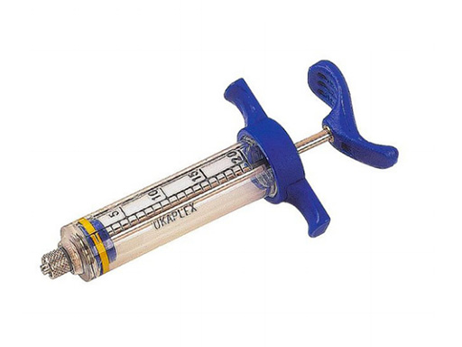 SERINGUE ACRYLIQUE BLEU 20 ML