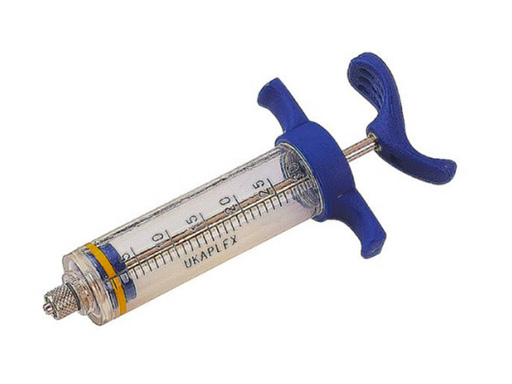 SERINGUE ACRYLIQUE BLEU 30 ML