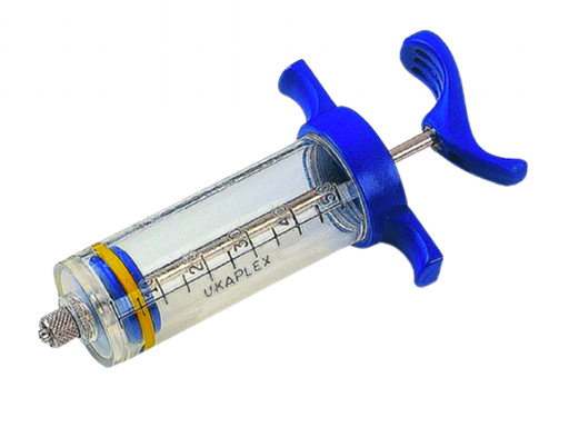 SERINGUE ACRYLIQUE BLEU 50 ML