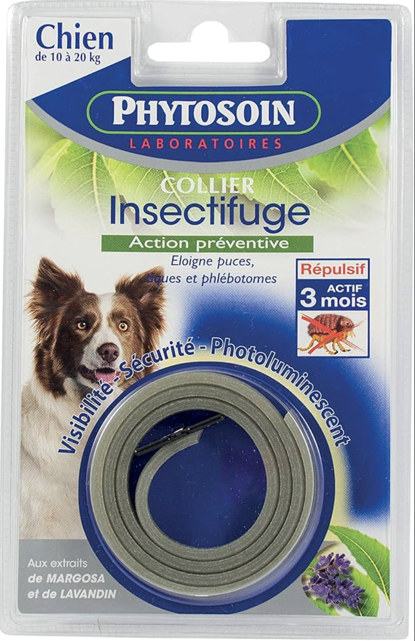 Phytosoin Collier Insectifuge | Protection naturelle anti-puces et tiques pour chiens et chats – Image 2