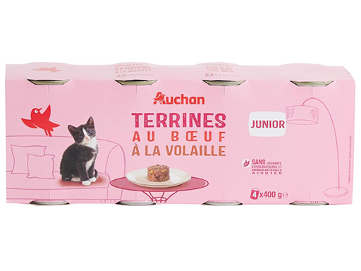 Terrine à la volaille chat